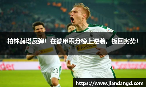 柏林赫塔反弹！在德甲积分榜上逆袭，扳回劣势！